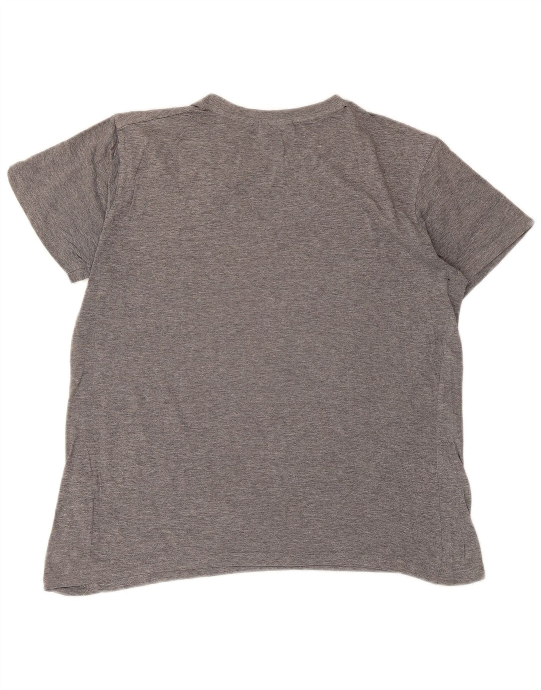 Męski T-shirt z grafiką Fila, średni szary, nakrapiany