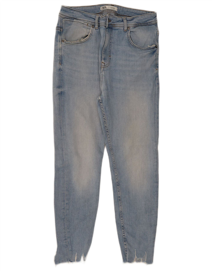 Męskie jeansy Zara Cropped EU 42 Large W32 L25 Niebieskie