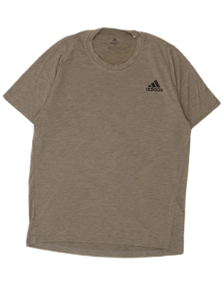 Adidas Męski T-shirt Climalite Top Średni Szary Poliester