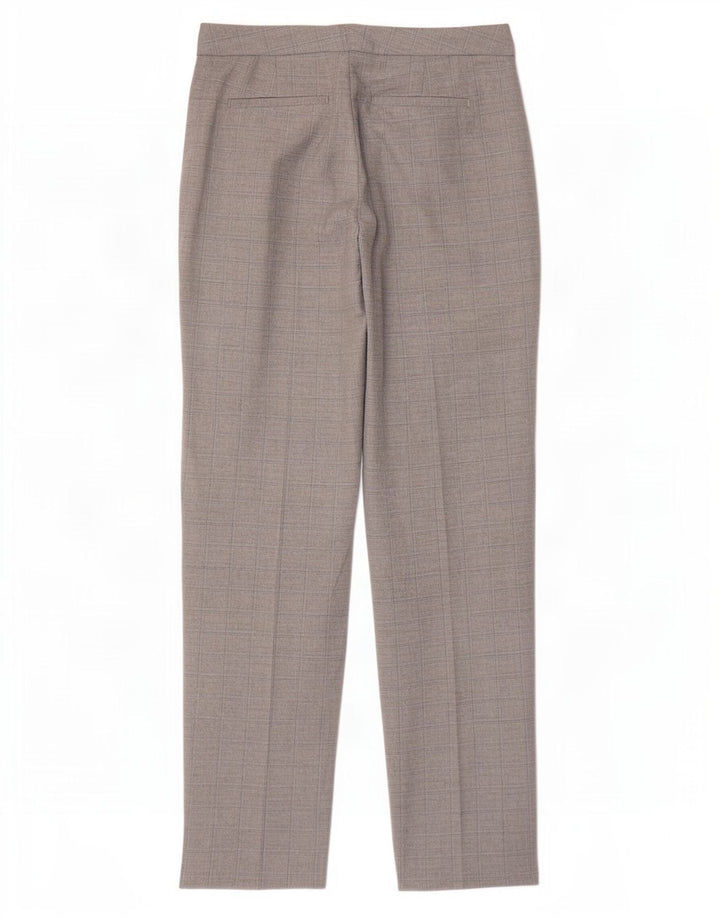Damskie spodnie Chino Marks & Spencer UK 10 Small W27 L30 Szara kratka