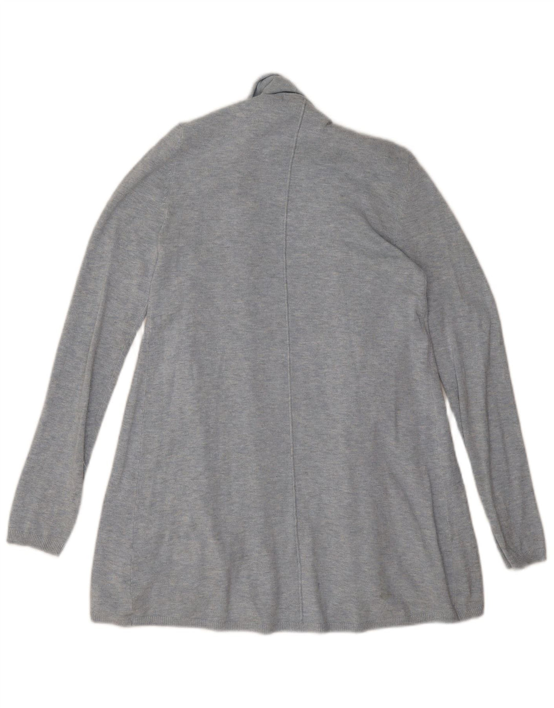 Sweter damski Zara z otwartym kardiganem UK 14 Średni szary wiskoza