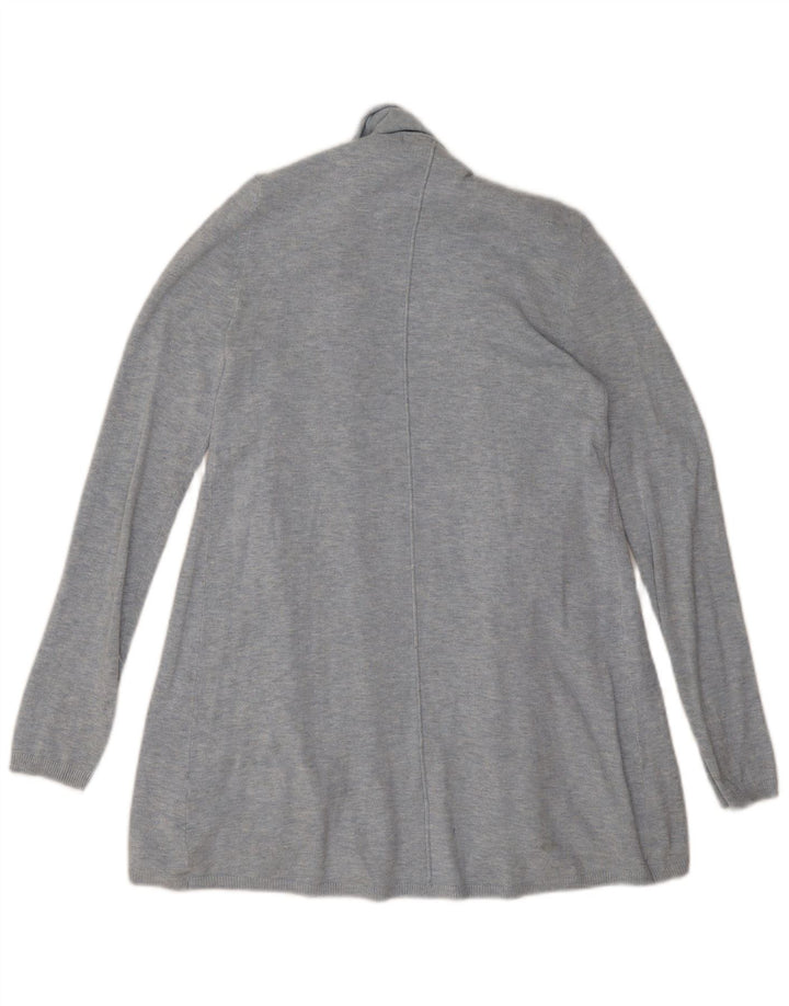Sweter damski Zara z otwartym kardiganem UK 14 Średni szary wiskoza