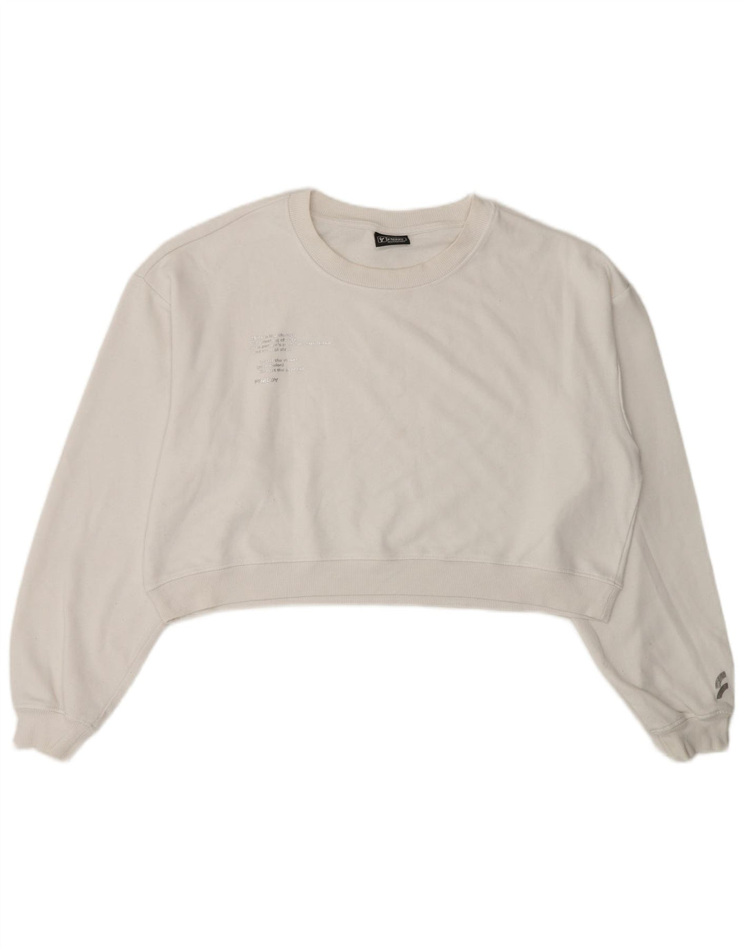 Damska bluza oversize Freddy Crop UK 14, średnia biel