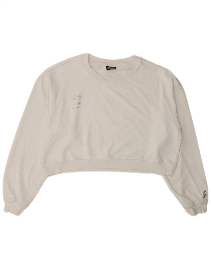 Damska bluza oversize Freddy Crop UK 14, średnia biel