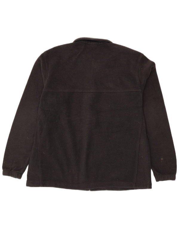 Męska kurtka polarowa COLUMBIA UK 42 XL, czarna, poliestrowa