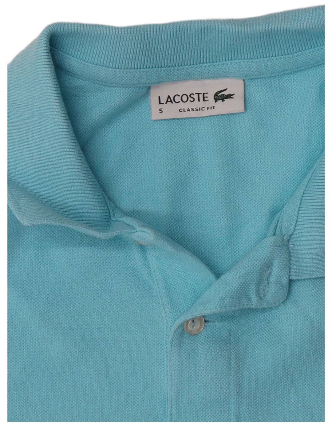 Męska koszulka polo Lacoste Classic Fit, rozmiar 5, duża niebieska