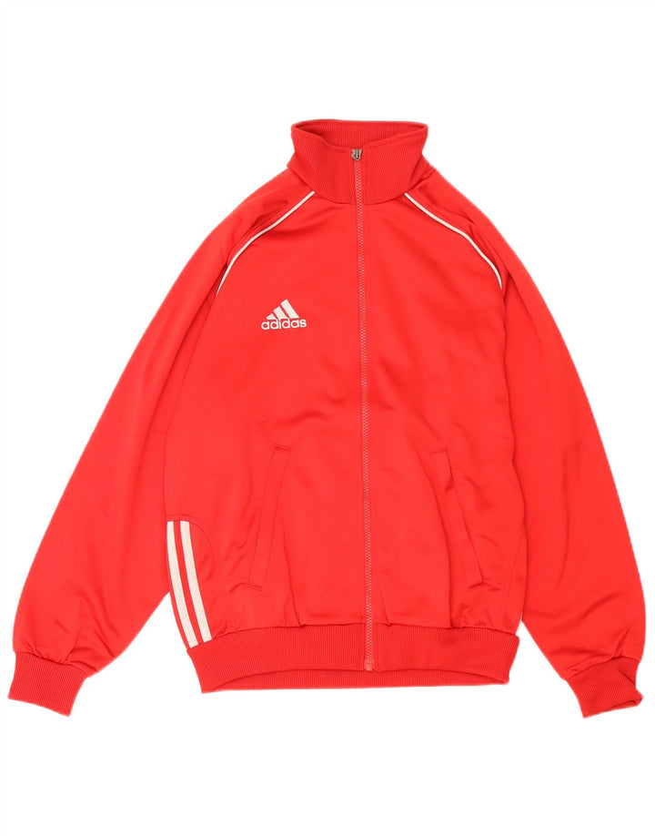 Chłopięca bluza dresowa Adidas 13-14 lat, czerwona, poliestrowa