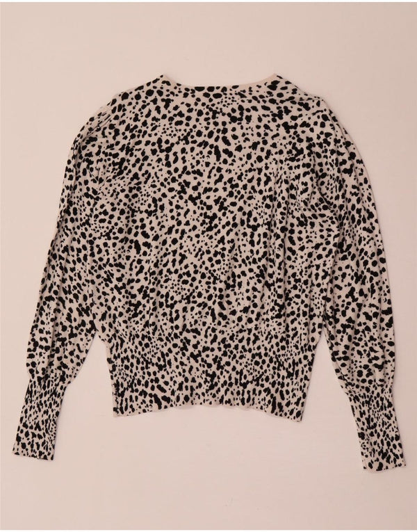 Marks & Spencer Damski sweter z dekoltem w łódkę, UK 14, średni beż