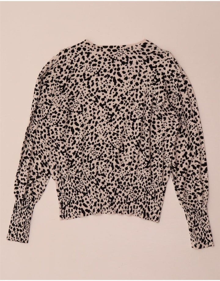 Marks & Spencer Damski sweter z dekoltem w łódkę, UK 14, średni beż