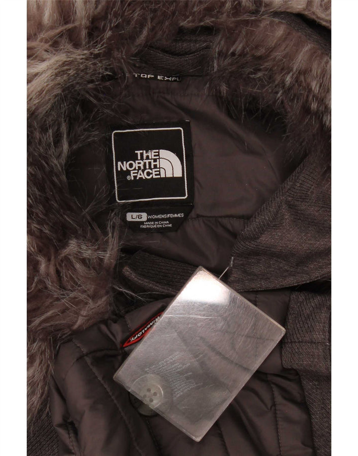 Damska kurtka parka The North Face UK 16, duża, szara, z poliestru