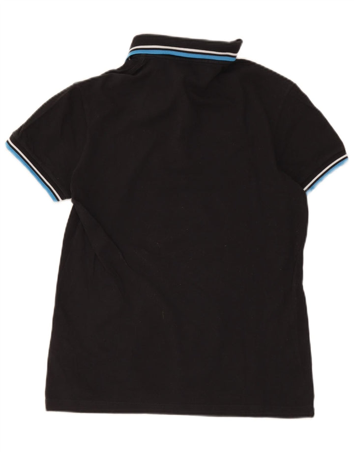 Męska koszulka polo Fred Perry, mała, czarna, bawełniana w paski