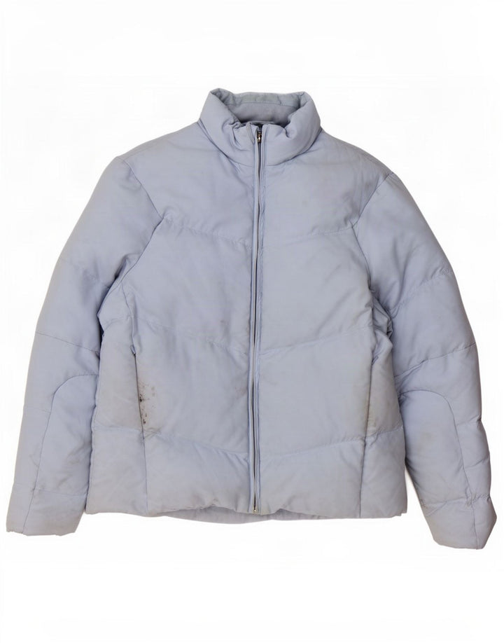 Damska ocieplana kurtka Crew Clothing UK 12, średni niebieski poliester