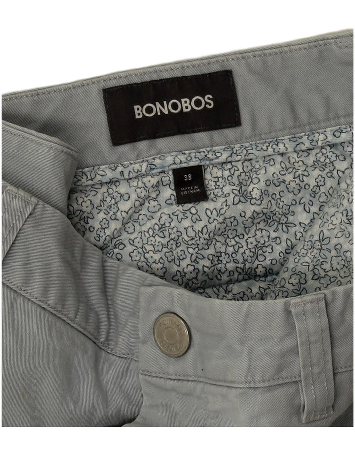 BONOBOS Męskie spodenki Chino W38 XL Szara bawełna