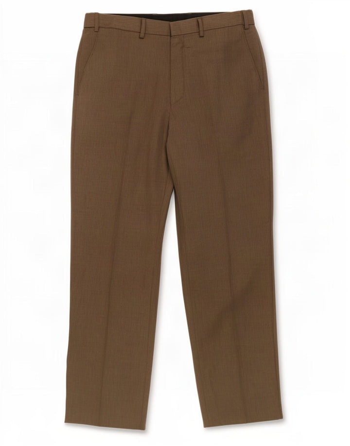 Męskie proste spodnie chino Marks & Spencer W34 L31 Szary poliester