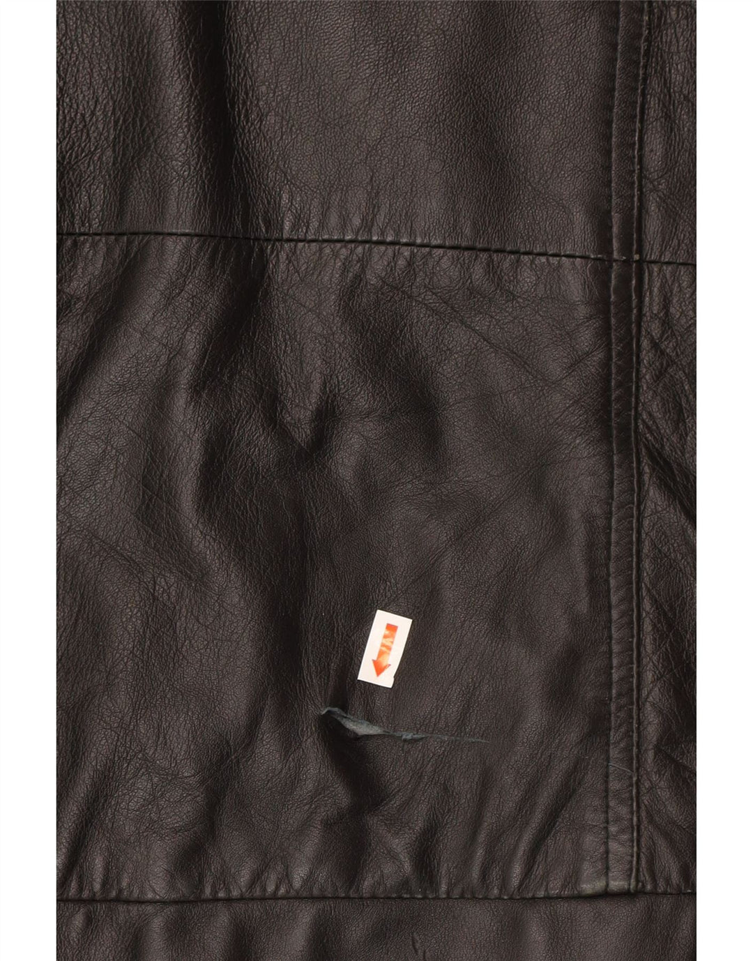 VINTAGE Mens Bomber Leather Jacket IT 54 2XL Black Leather Vintage Vintage and Second-Hand Vintage from Messina Hembry 