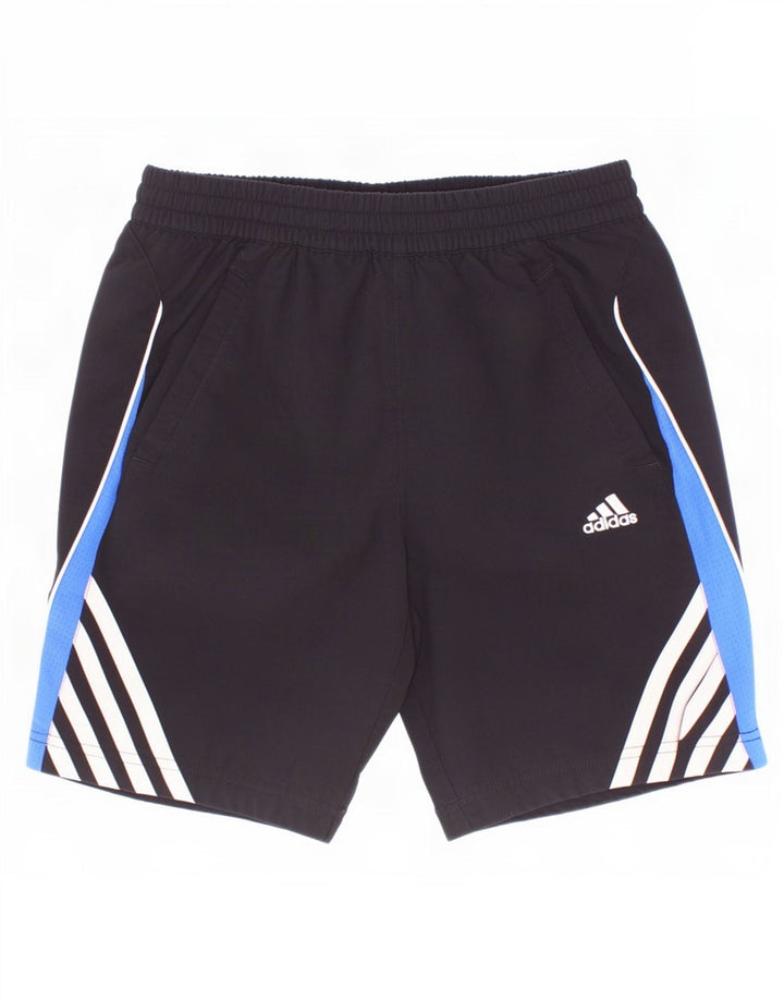 Chłopięce spodenki sportowe Adidas 9-10 lat Czarny poliester z blokami kolorów
