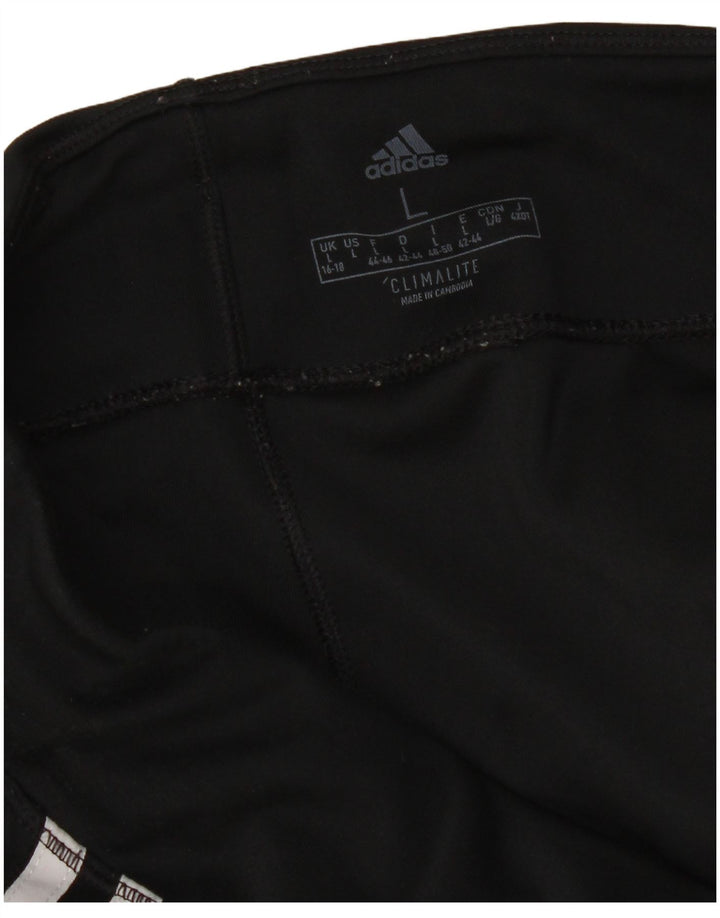 Damskie legginsy Adidas Climalite UK 16/18, duże, czarne