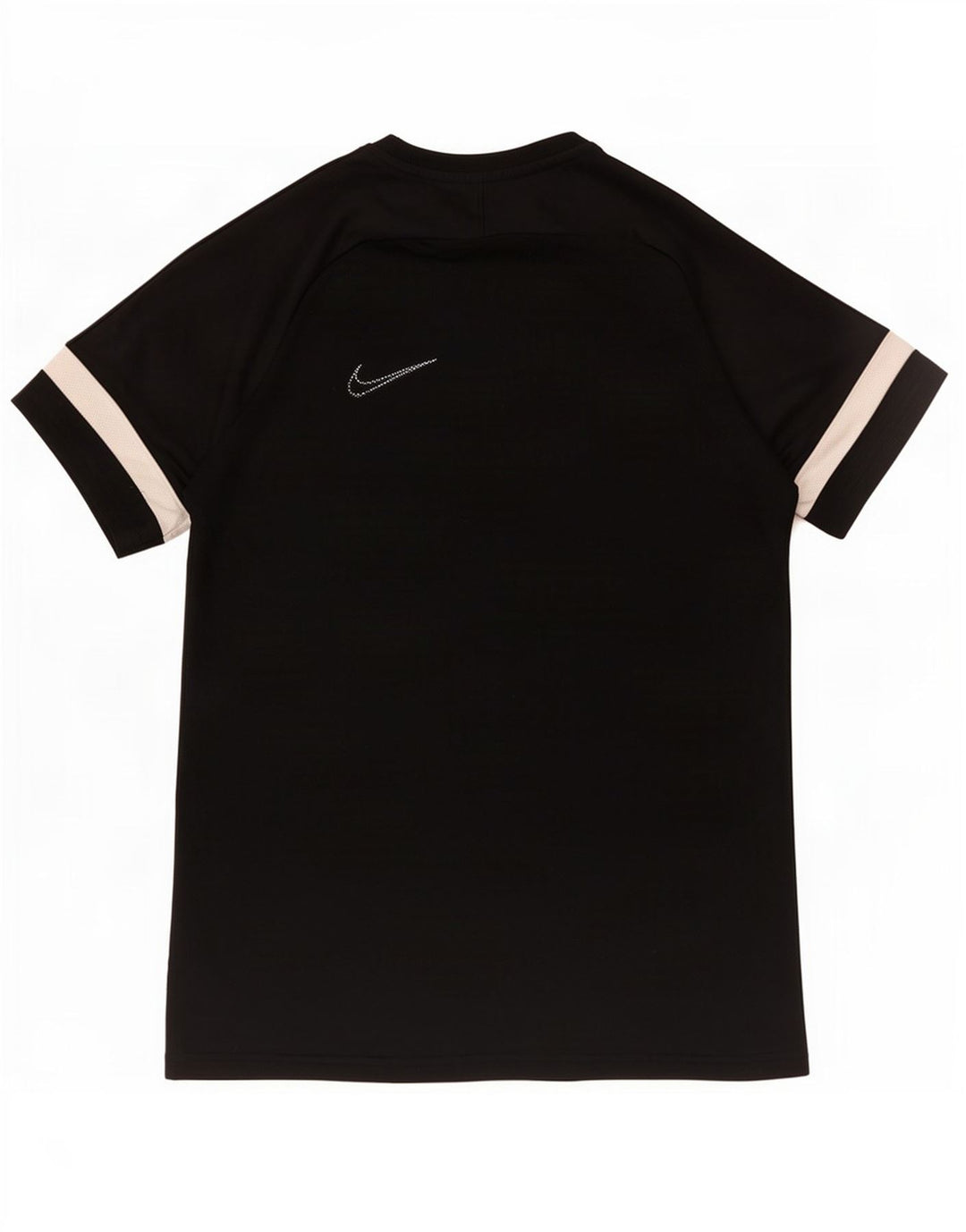 Męski T-shirt Nike Dri Fit Top, średni czarny poliester z blokami kolorów