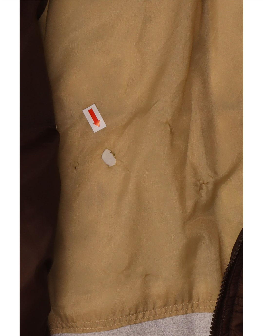 Damska ocieplana kurtka ESPRIT UK 16, duża, brązowa, nylonowa