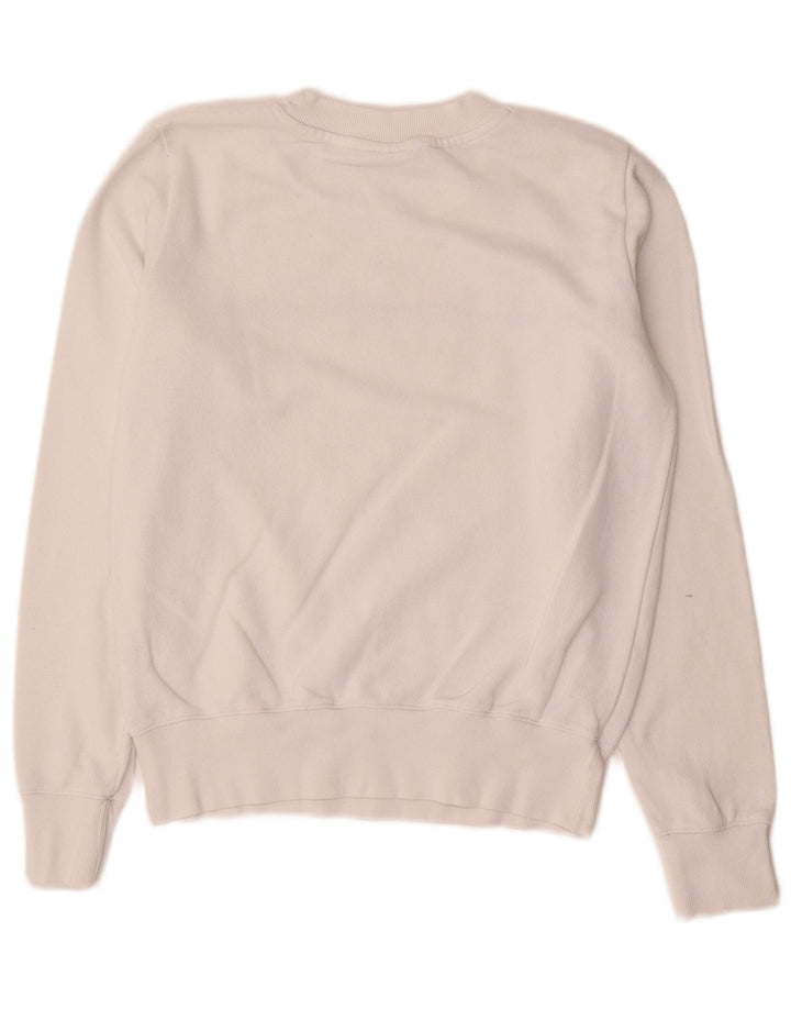Damska bluza Champion Graphic Jumper UK 10 Small White Cotton