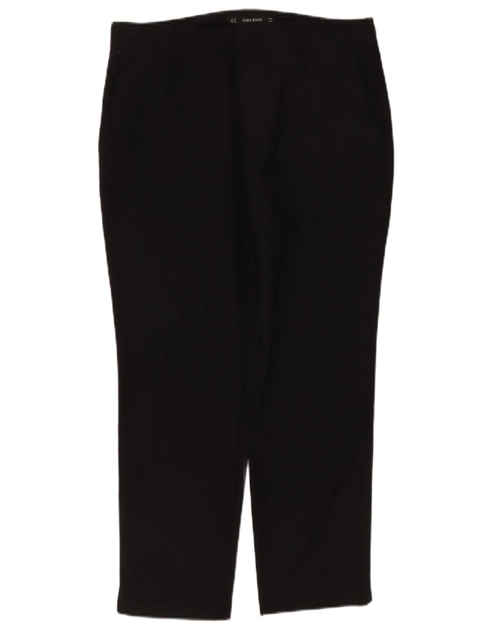Spodnie damskie Zara Slim Chino EU 38 Small W28 L26 Czarny poliester