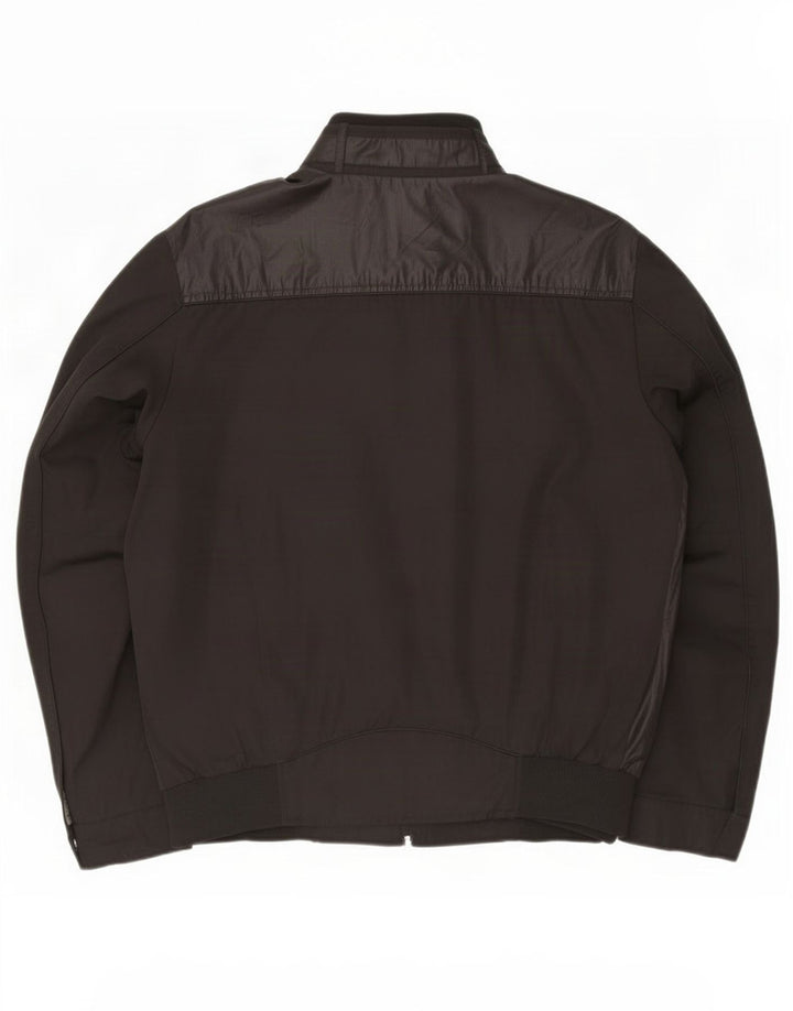 Męska kurtka bomberka Trussardi Jeans IT 54 2XL Czarny poliester