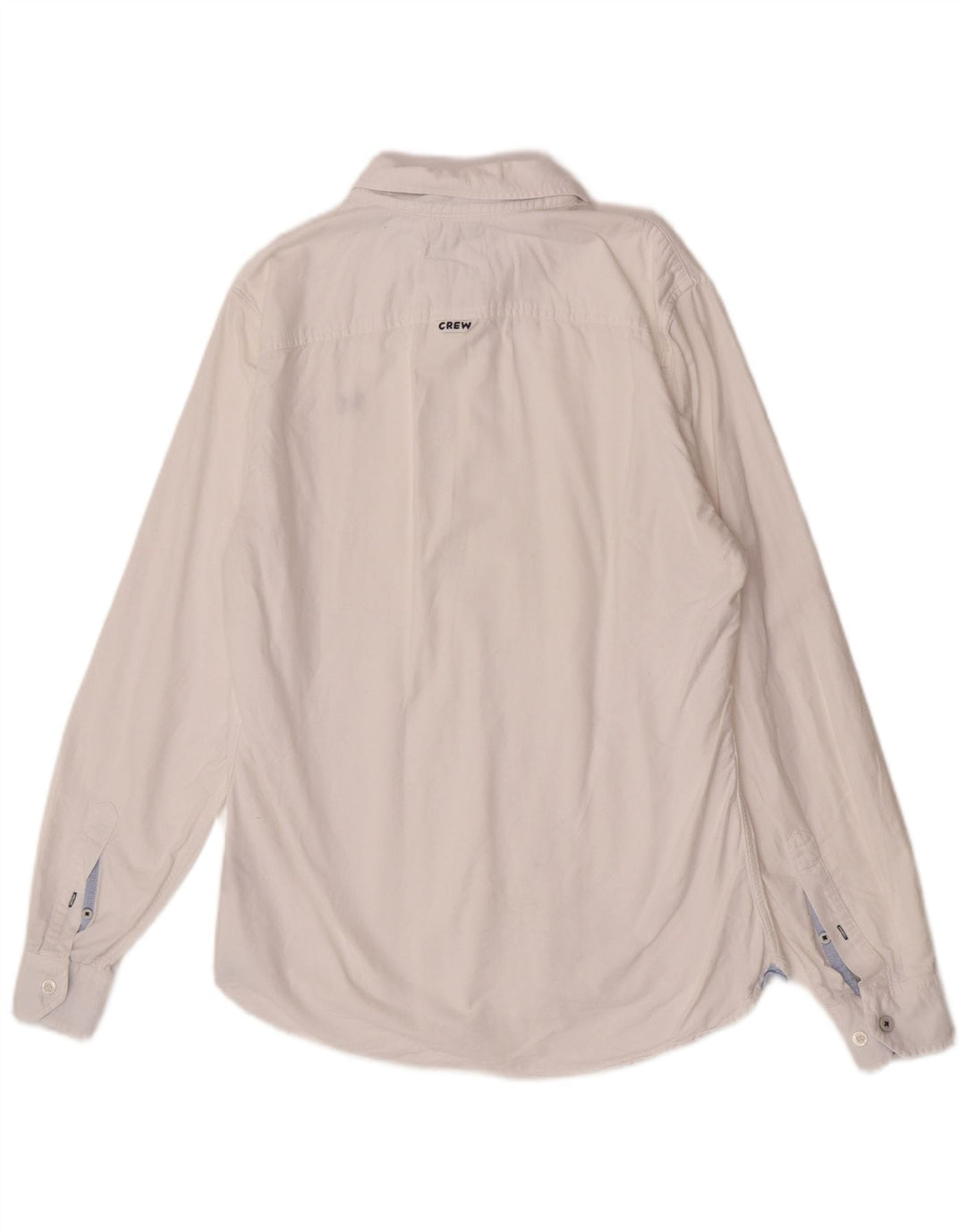 Crew Clothing Męska koszula o dopasowanym kroju, średnia biała bawełna