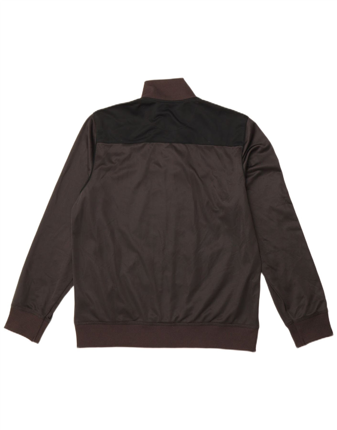 Męska kurtka dresowa LOTTO XL, szary poliester z blokami kolorów