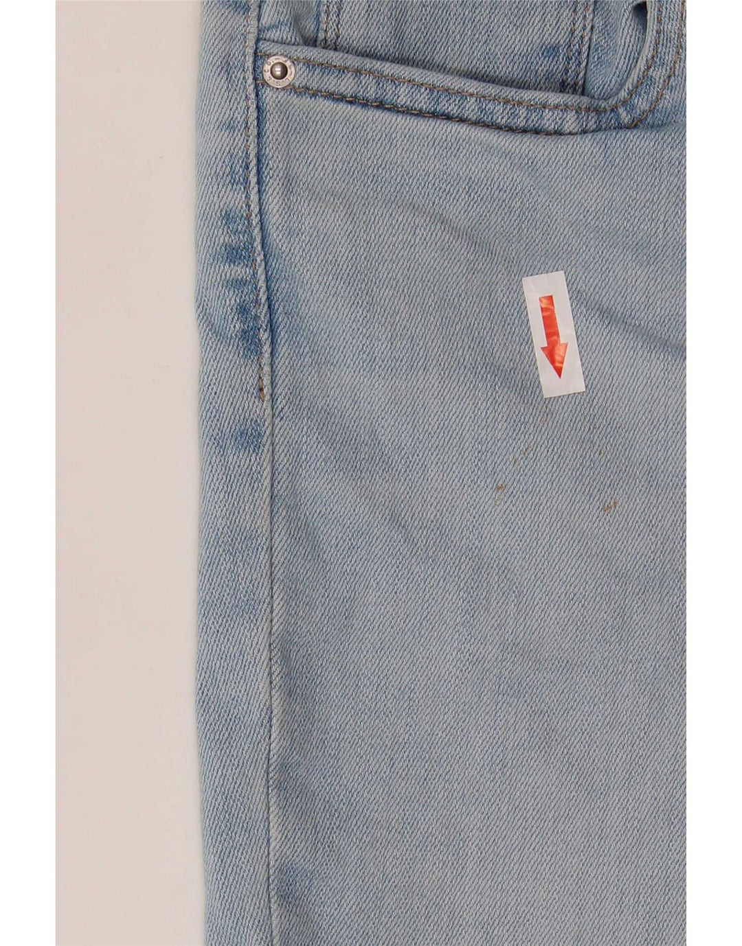 Damskie spodenki jeansowe Levi's 724 z wysokim stanem W26, małe, niebieskie, bawełniane