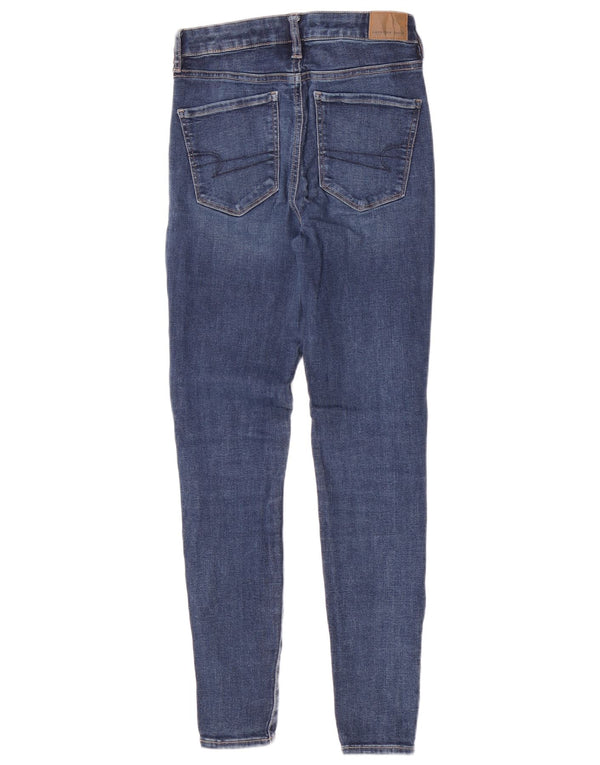 Damskie jeansy skinny American Eagle US 4 Small W26 L28 Niebieskie bawełniane