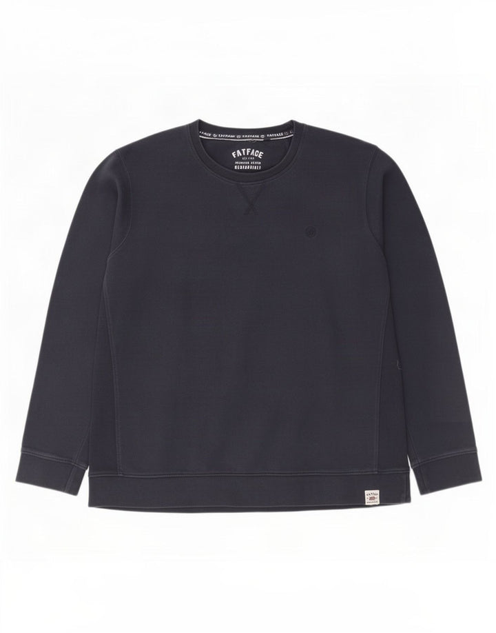 Bluza męska Fat Face XL granatowa, bawełniana