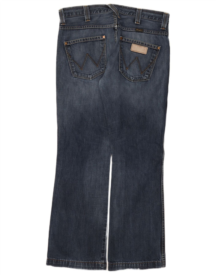 Wrangler Męskie dżinsy Dayton Bootcut W34 L32 Niebieskie bawełniane
