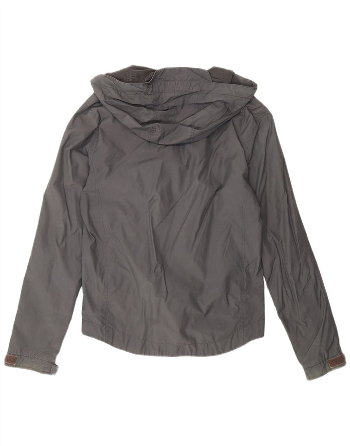 Męska kurtka przeciwdeszczowa z kapturem Lyle & Scott UK 36 Small Grey Nylon