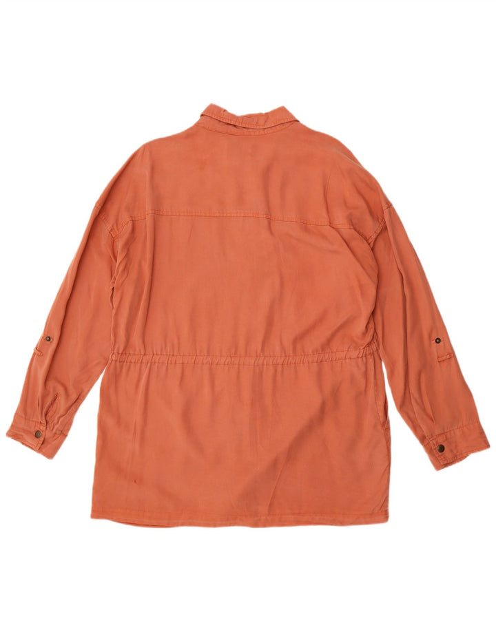 Damska kurtka oversize Fat Face UK 16, duża, czerwona z lyocellu