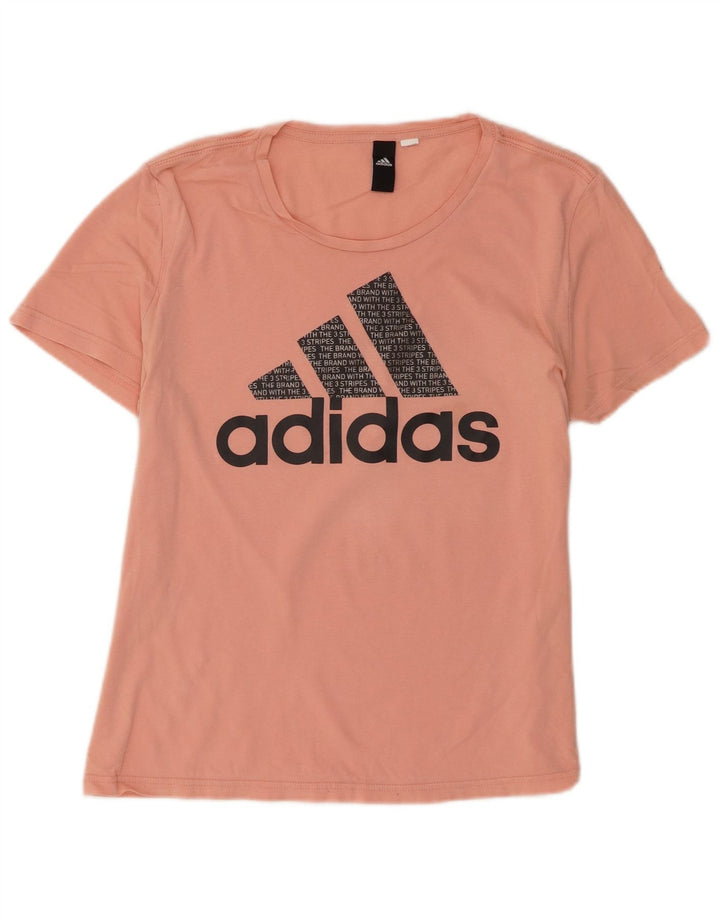 Damska koszulka graficzna Adidas Top UK 14 Średnia pomarańcza