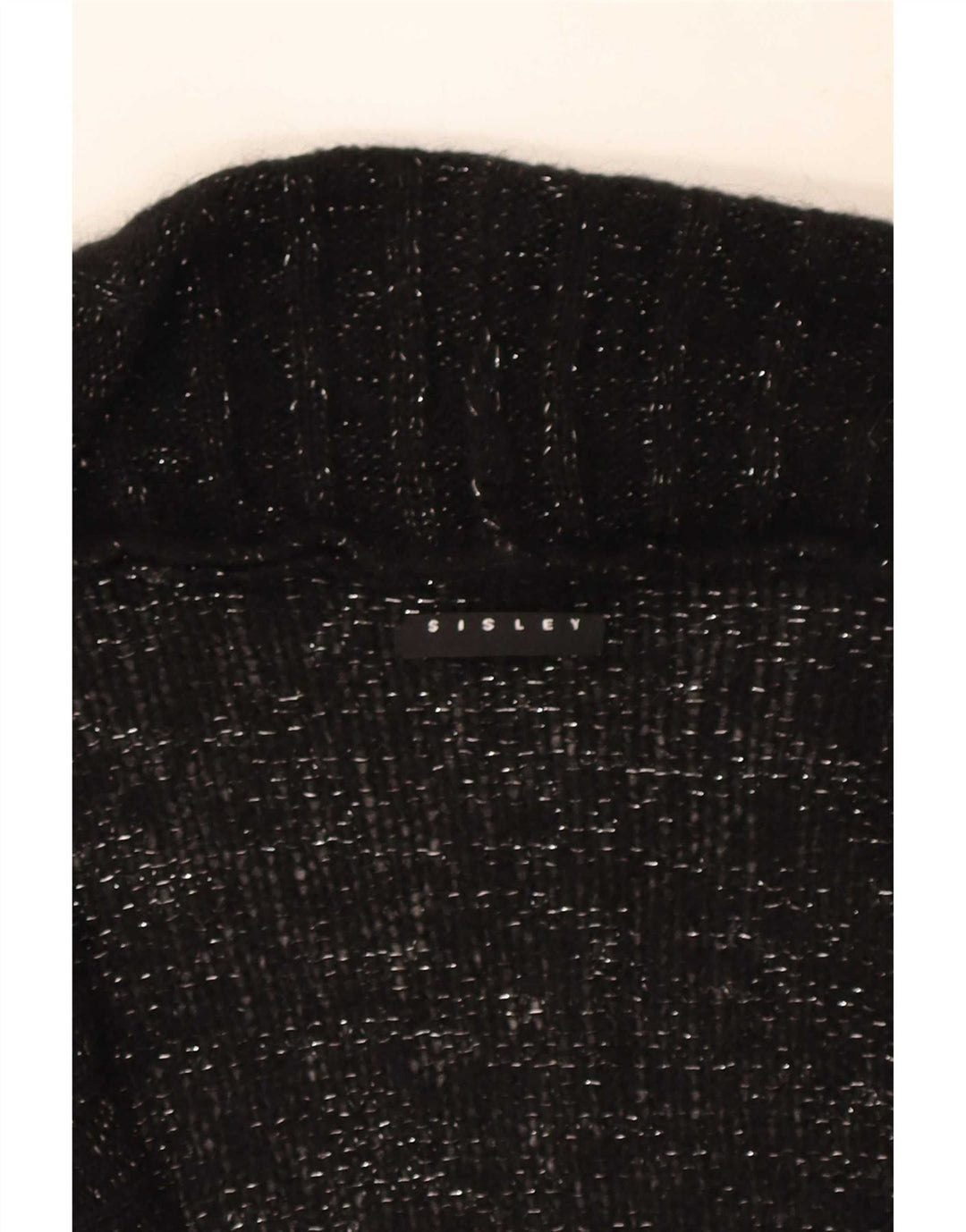 Sweter damski Sisley UK 14, średni, czarny, nakrapiany