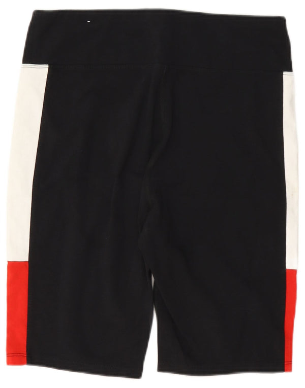 Damskie spodenki sportowe Tommy Hilfiger UK 12, bawełna w kolorze średniej czerni