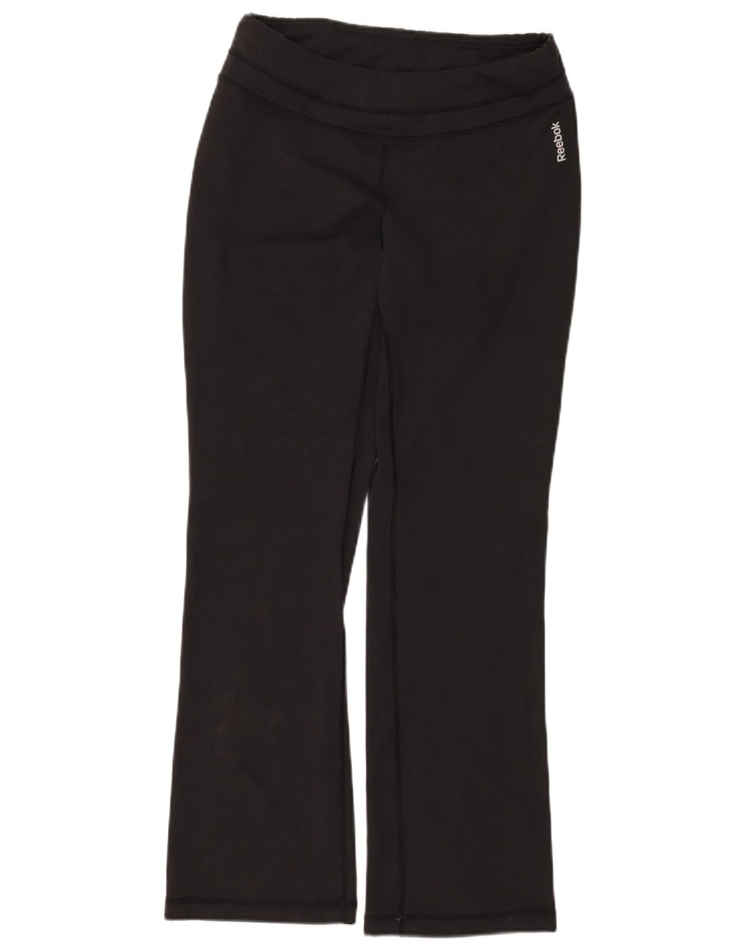 REEBOK Womens Tracksuit Trousers UK 14 Large Black Polyester