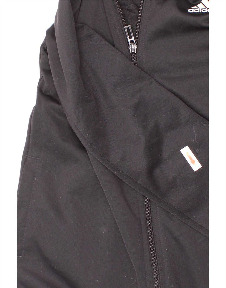 Chłopięca bluza dresowa Adidas z grafiką, 9-10 lat, czarny poliester