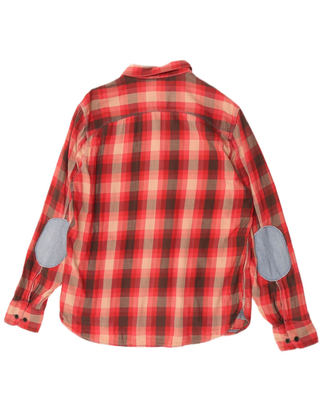 Męska koszula flanelowa Levi's, duża, bawełniana w czerwoną kratę