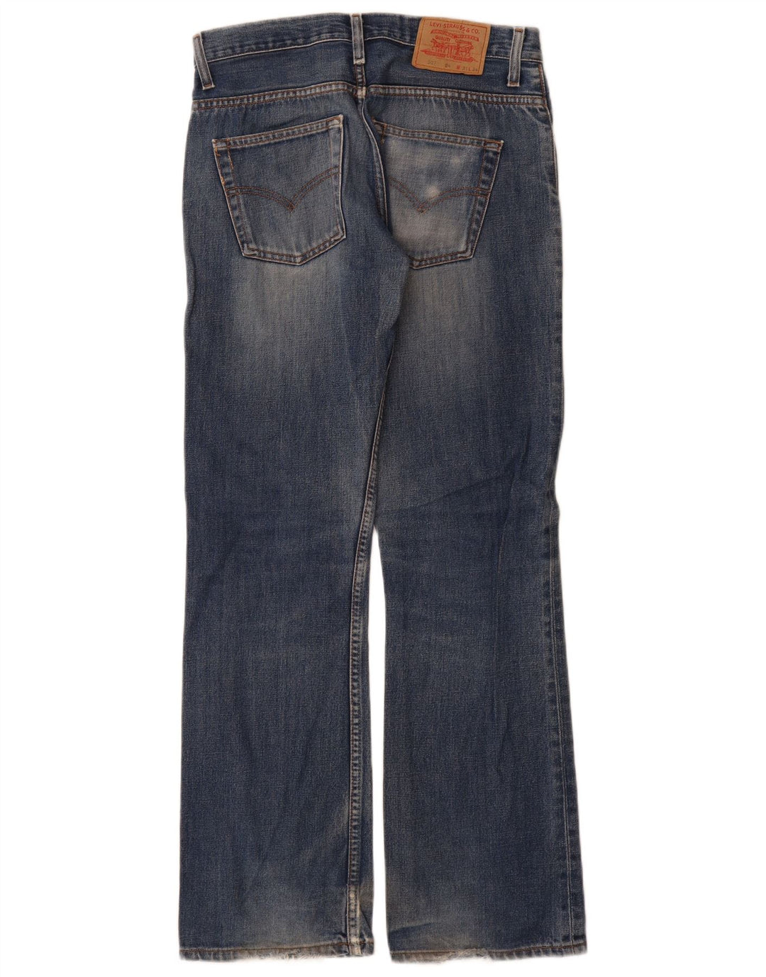 Męskie jeansy Levi's 507 Bootcut W31 L34 Niebieska bawełna
