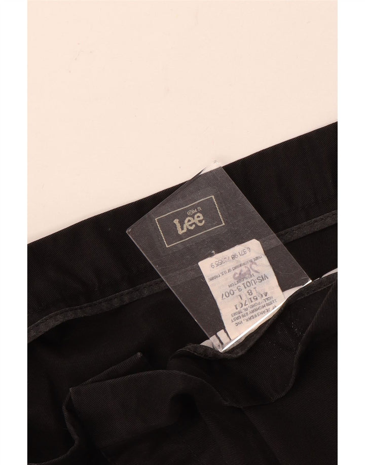 Damskie spodenki Chino Lee US 18 2XL W34, czarne, bawełniane