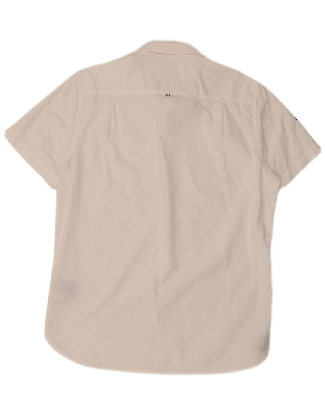 Męska koszula z krótkim rękawem Superdry XL, biała, bawełniana