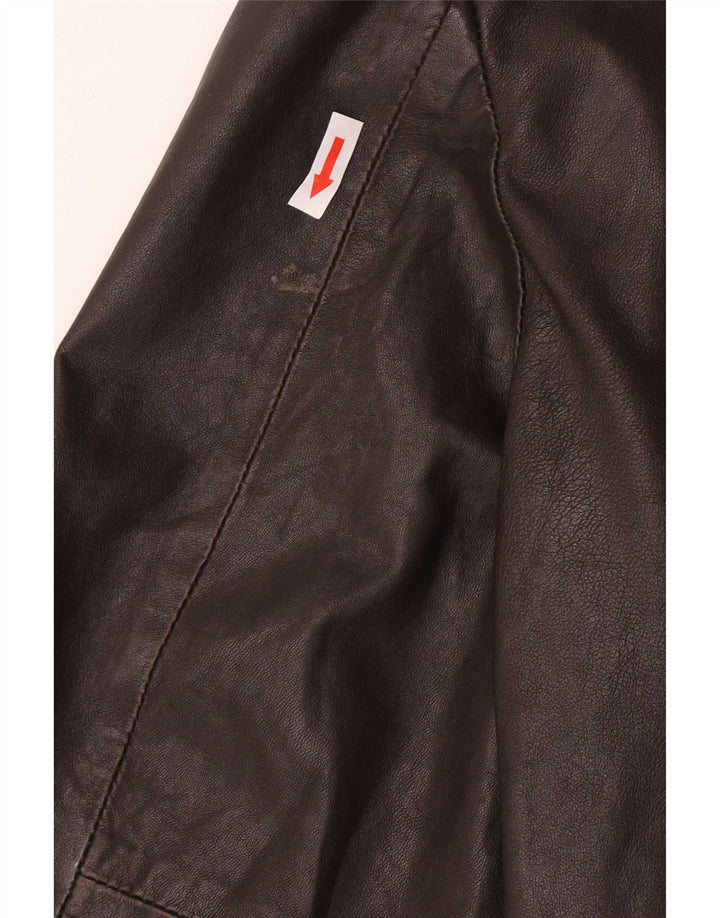 Męska skórzana kurtka wojskowa Superdry UK 42 XL brązowa