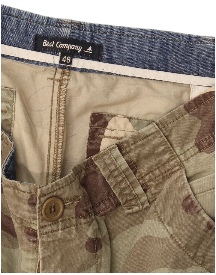 Damskie spodenki cargo Best Company IT 48 Medium W36, kamuflaż khaki