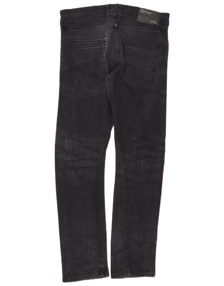Męskie jeansy typu slim Jack & Jones W32 L34 czarne