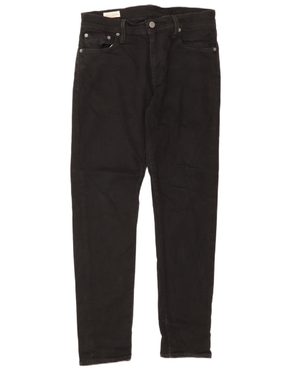 Męskie jeansy slim fit Levi's W30 L30 Czarna bawełna