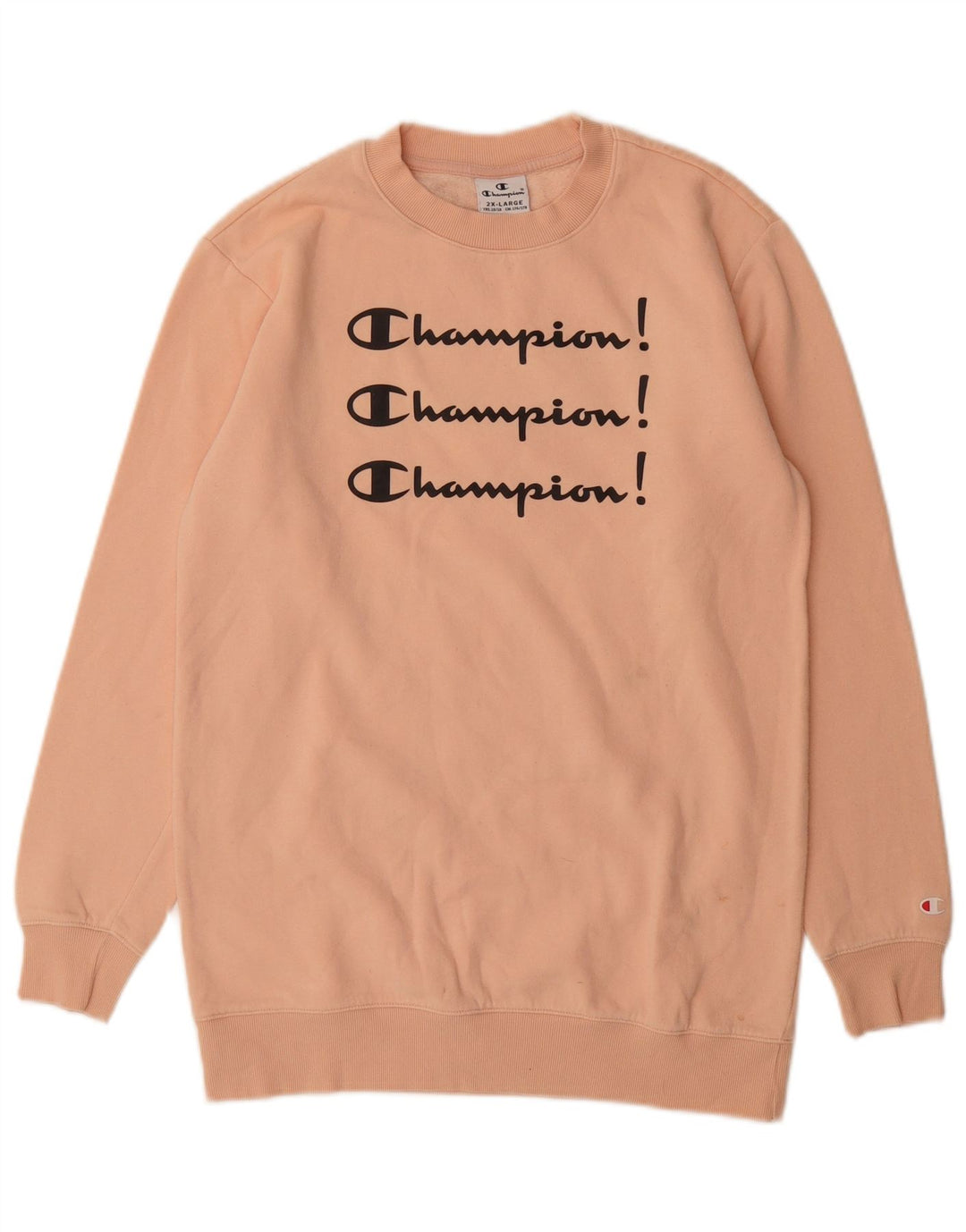 Dziewczęca bluza z grafiką CHAMPION 15-16 lat 2XL różowa