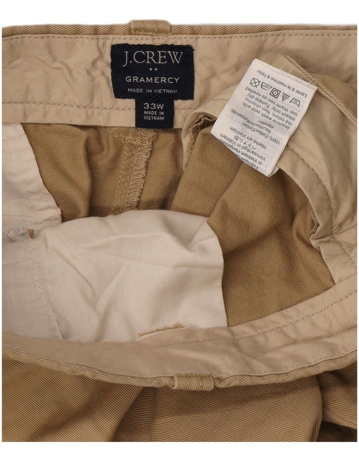Męskie spodenki chino J. Crew Gramercy W33, średnio beżowa bawełna