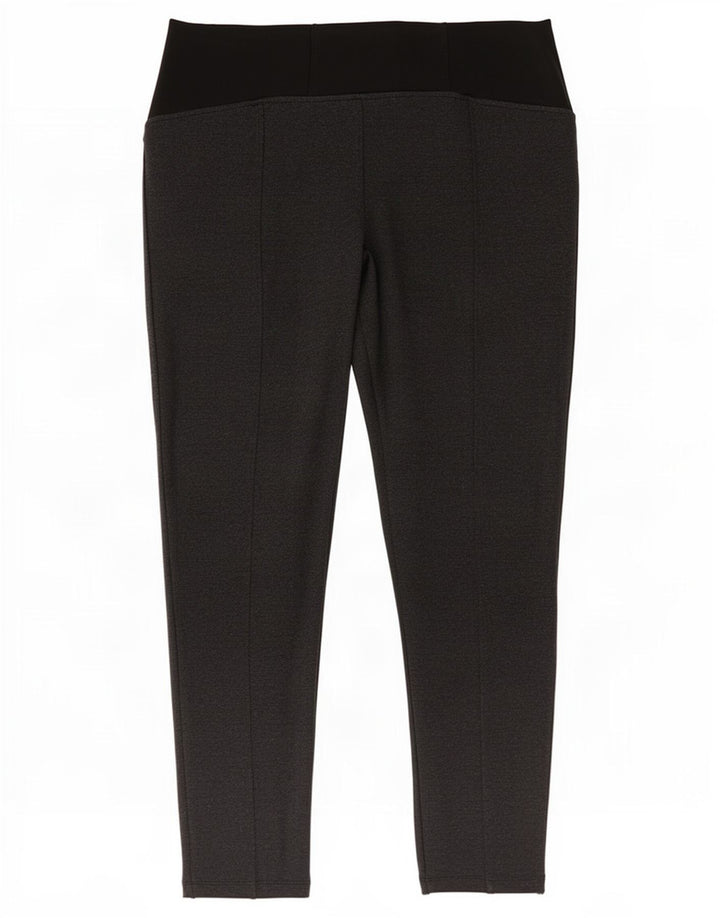 Legginsy damskie Marks & Spencer UK 16, duża, szara wiskoza z blokami kolorów
